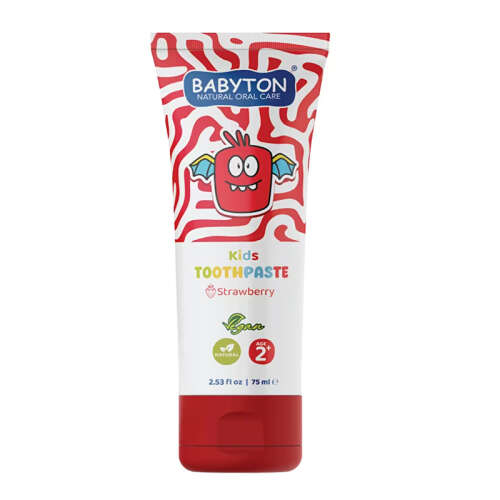 Babyton Kids Toothpaste +2 Yaş Çilekli Diş Maucunu 75 ml - Babyton
