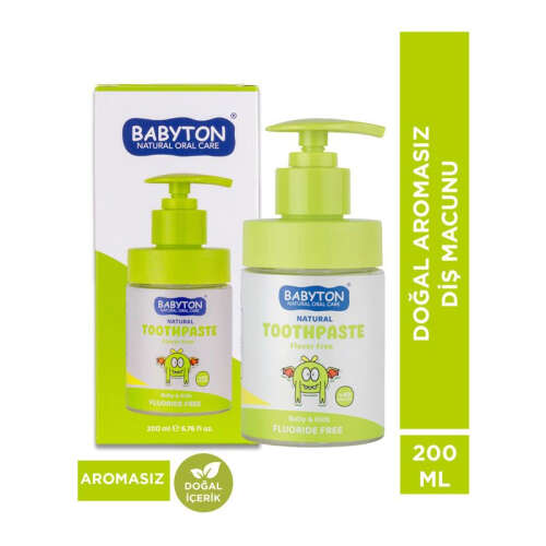 Babyton Natural Flavor Free Diş Macunu 200 ml - 2