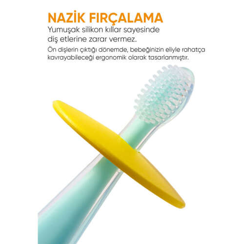 Babyton Silikon Bebek Diş Fırçası - 3