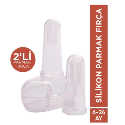 Babyton Silikon İkili Parmak Fırça - 2