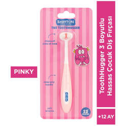 Babyton Toothhugger 3 Boyutlu Çocuk Diş Fırçası - Pinky - 2