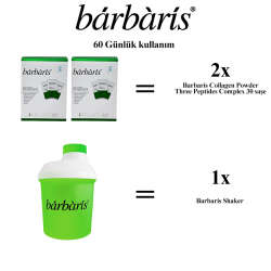 Barbaris Collagen Powder Three Peptides Complex 30x2 Saşe - Shaker Hediyeli - 2
