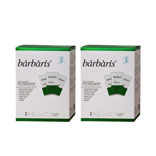 Barbaris Collagen Powder Three Peptides Complex 30x2 Saşe - Shaker Hediyeli - Barbaris