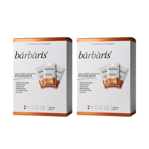 Barbaris Kolajen Elastin Powder 30x2 Saşe - Shaker Hediyeli - Barbaris