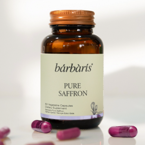 Barbaris Pure Saffron Takviye Edici Gıda 60 Bitkisel Kapsül - 2