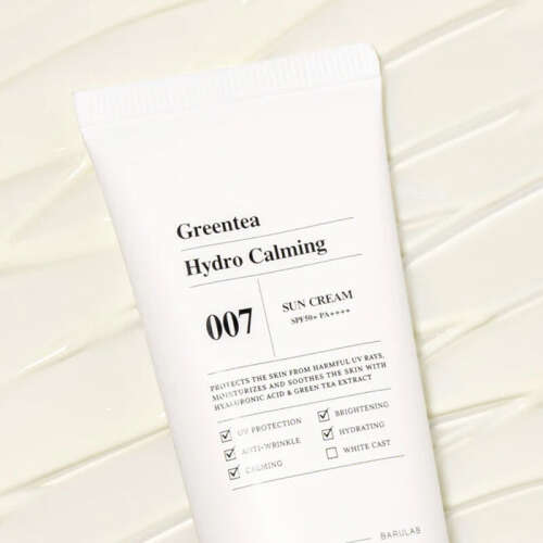 Barulab - GreenTea Hydro Calming Sun Cream Nemlendirici Kimyasal Filtreli Güneş Kremi 60 ml - 2
