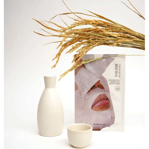 Barulab Rice Makgeolli Probio Yeast Cream In Mask 5x40 gr - 3