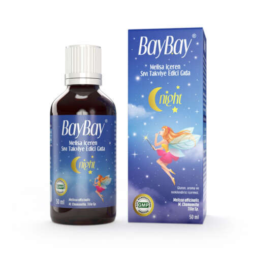BAYBAY Damla Night Melisa İçeren Takviye Edici Gıda 50 ml - 1