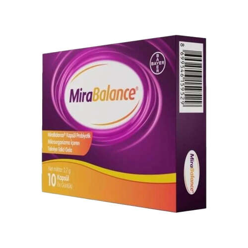 Bayer Mirabalance Probiyotik İçeren Takviye Edici Gıda 10 Kapsül - Bayer
