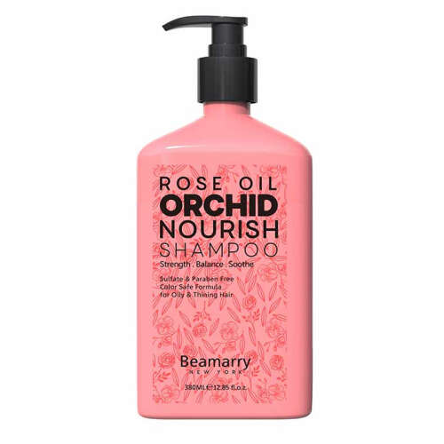 Beamarry Rose Oil Orchıd Nourish Shampoo 380 ml - Beamarry