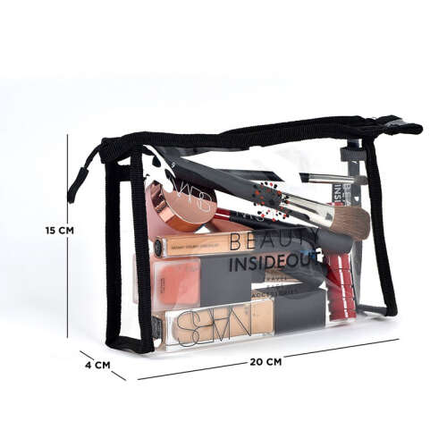 Beauty Insideout Şeffaf Makyaj Çantası Küçük Boy - 3