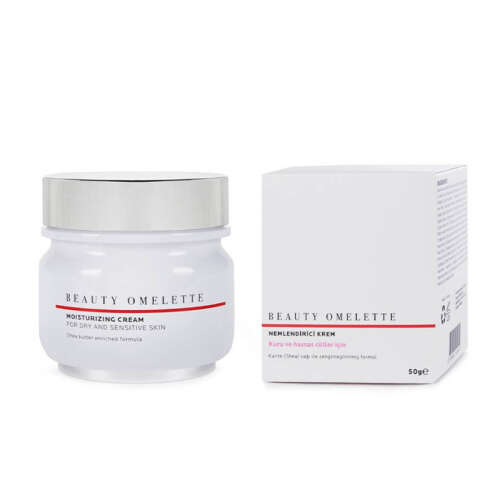 Beauty Omelette Kuru ve Hassas Ciltler için Nemlendirici Krem 50 gr - Beauty Omelette