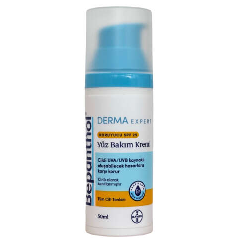 Bepanthol Derma Nemlendirici ve Besleyici SPF 25 Yüz Bakım Kremi 50 ml - Bepanthol