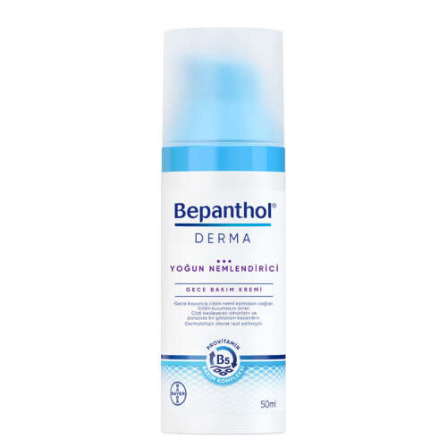 Bepanthol Derma Yoğun Nemlendirici Gece Bakım Kremi 50 ml - Bepanthol