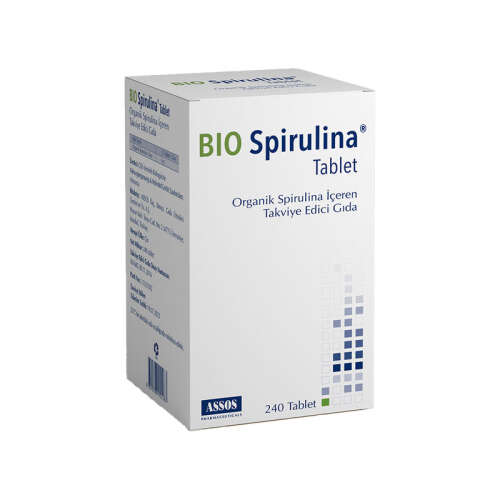 Bio Spirulina 240 Tablet - Assos İlaç