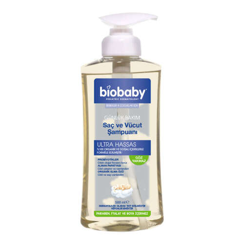 Biobaby Bebek Şampuanı (Saç ve Vücut) 500ml - Biobaby