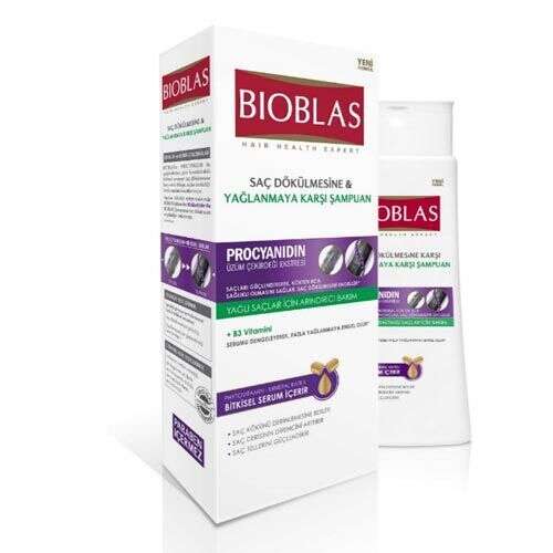 Bioblas Saç Dökülmesi Karşıtı ve Yağlanmaya Karşı Şampuan 360 ml - Bioblas