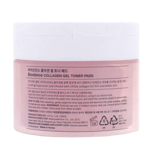 Biodance Collagen Gel Toner 60 Pads - 6