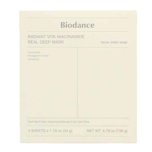 Biodance Radiant Vita Niacinamide Reel Deep Mask 4 Adet - Biodance