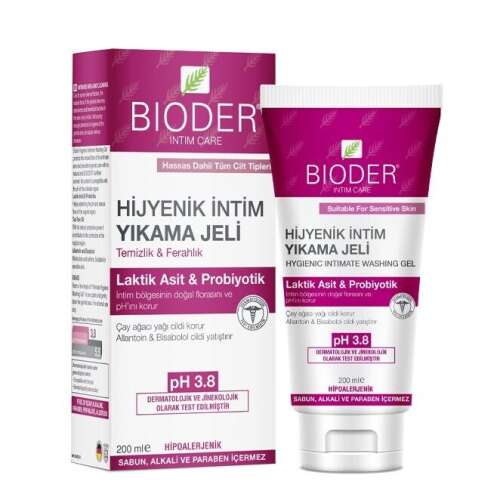 Bioder Hijyenik İntim Yıkama Jeli 200 ml - Bioder