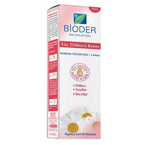 Bioder Normal Ciltler İçin Tüy Dökücü Krem 100 ml - Bioder