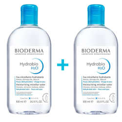 Bioderma Hydrabio H2O 2x500ml - 1