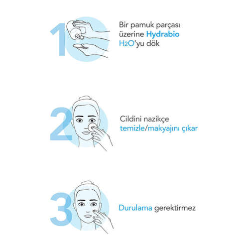 Bioderma Hydrabio H2O Yüz ve Makyaj Temizleme Suyu 500 ml - 4