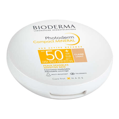 Bioderma Photoderm Compact Mineral SPF50 Renkli 10 gr - Light - 1