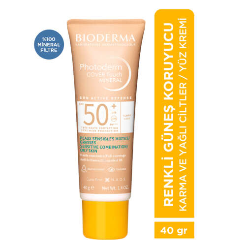 Bioderma Photoderm Cover Touch Mineral SPF 50 40 gr - Light - Bioderma