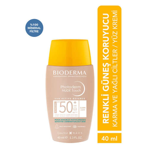 Bioderma Photoderm Nude Touch SPF50+ Light 40 ml - 3