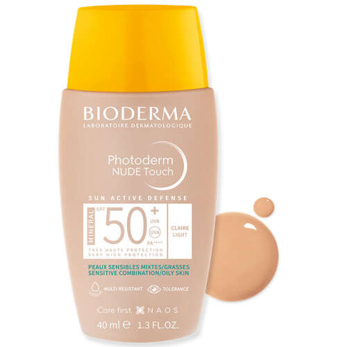 Bioderma Photoderm Nude Touch SPF50+ Light 40 ml - 4