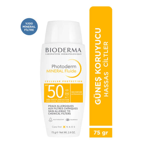 Bioderma Photoderm SPF 50+ Mineral Fluide 75 gr - Bioderma