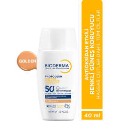 Bioderma Photoderm XDefense Spf50+ Tüm Cilt Tipleri İçin Renkli Güneş Kremi 40 ml - Golden - 3