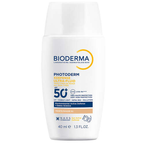 Bioderma Photoderm XDefense Spf50+ Tüm Cilt Tipleri İçin Renkli Güneş Kremi 40 ml - Light - Bioderma