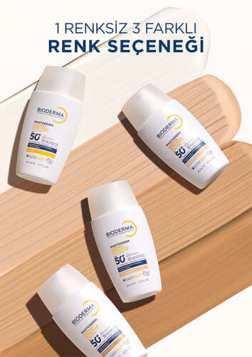 Bioderma Photoderm XDefense Spf50+ Tüm Cilt Tipleri İçin Renkli Güneş Kremi 40 ml - Very Light - 1