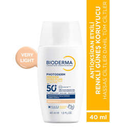 Bioderma Photoderm XDefense Spf50+ Tüm Cilt Tipleri İçin Renkli Güneş Kremi 40 ml - Very Light - 3
