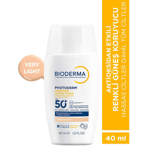 Bioderma Photoderm XDefense Spf50+ Tüm Cilt Tipleri İçin Renkli Güneş Kremi 40 ml - Very Light - 3