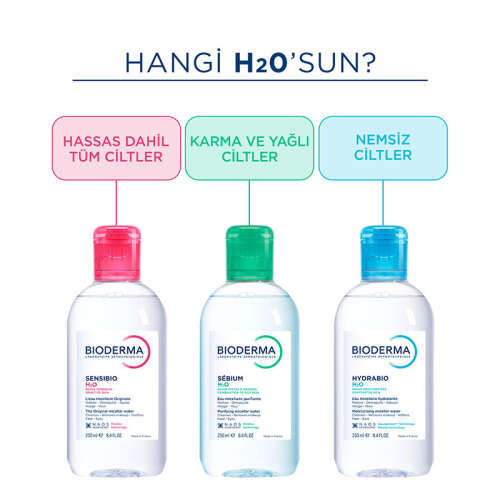 Bioderma Sebium H2O Yüz ve Makyaj Temizleme Suyu 250 ml - 4