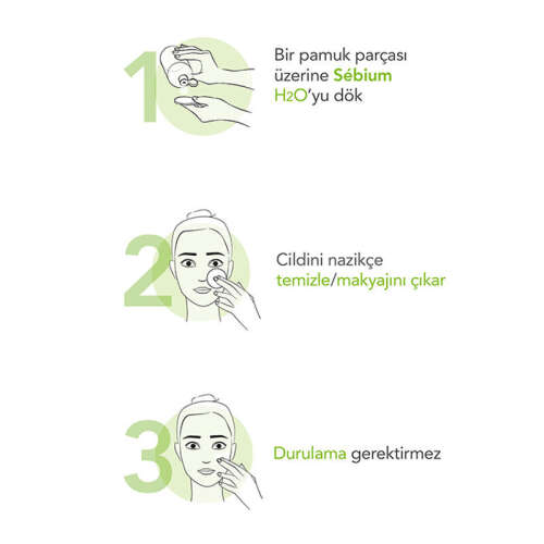 Bioderma Sebium H2O Yüz ve Makyaj Temizleme Suyu 500 ml - 6