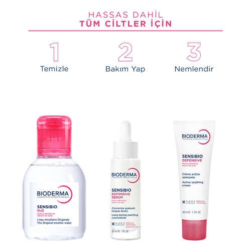Bioderma Sensibio H2O Yüz ve Makyaj Temizleme Suyu 100 ml - 3