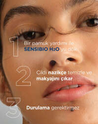 Bioderma Sensibio H2O Yüz ve Makyaj Temizleme Suyu 250 ml - 4