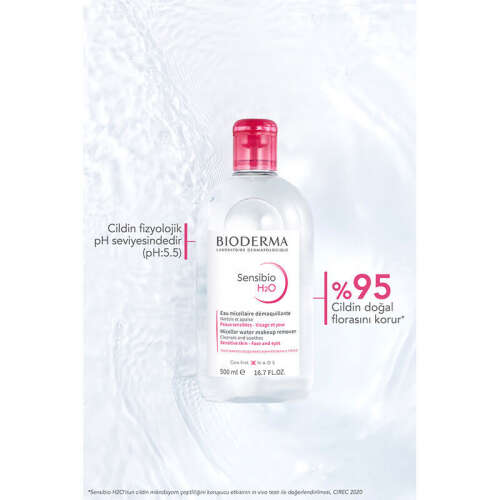 Bioderma Sensibio H2O Yüz ve Makyaj Temizleme Suyu 250 ml - 4