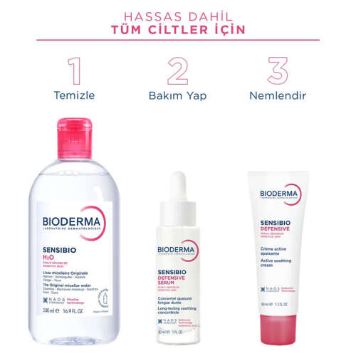 Bioderma Sensibio H2O Yüz ve Makyaj Temizleme Suyu 500 ml - 7