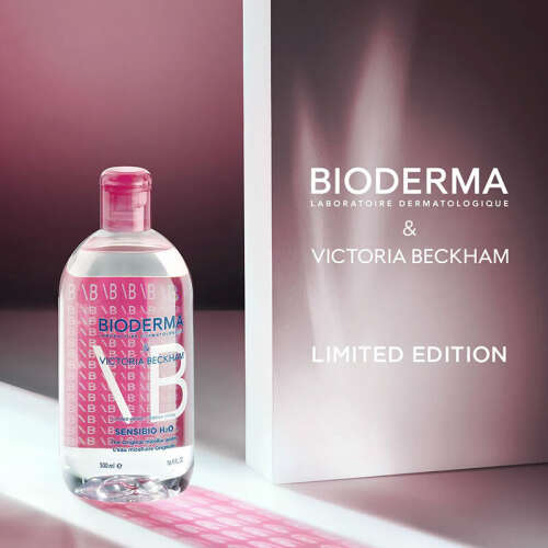 Bioderma Sensibio H2O Yüz ve Makyaj Temizleme Suyu 500 ml - Victoria Beckham Limited Edition - 3