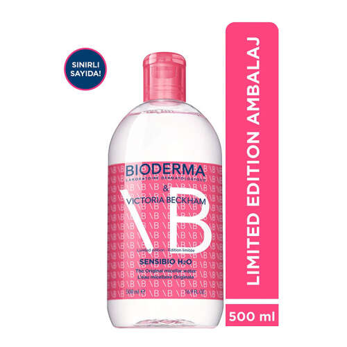Bioderma Sensibio H2O Yüz ve Makyaj Temizleme Suyu 500 ml - Victoria Beckham Limited Edition - 2