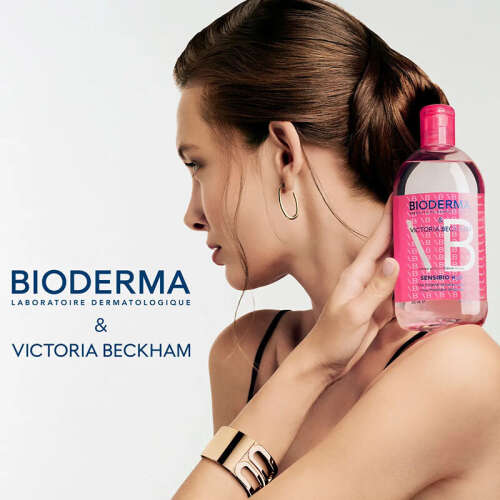 Bioderma Sensibio H2O Yüz ve Makyaj Temizleme Suyu 500 ml - Victoria Beckham Limited Edition - 4