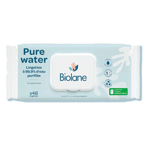 Biolane Saf Su Islak Mendil 48 Adet - Biolane