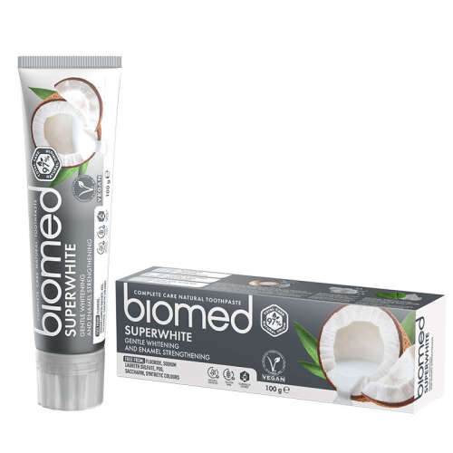 Biomed Superwhite Tam Bakım Sağlayan Doğal Diş Macunu 100 gr - 1