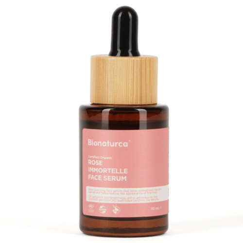 Bionaturca Organik Sertifikalı Gül Ölmezçiçek Sıkılaştırıcı Yüz Serumu 30 ml - Bionaturca