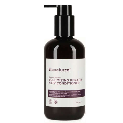 Bionaturca Organik Sertifikalı Hacimlendirici Keratinli Saç Bakım Kremi 250 ml - Bionaturca